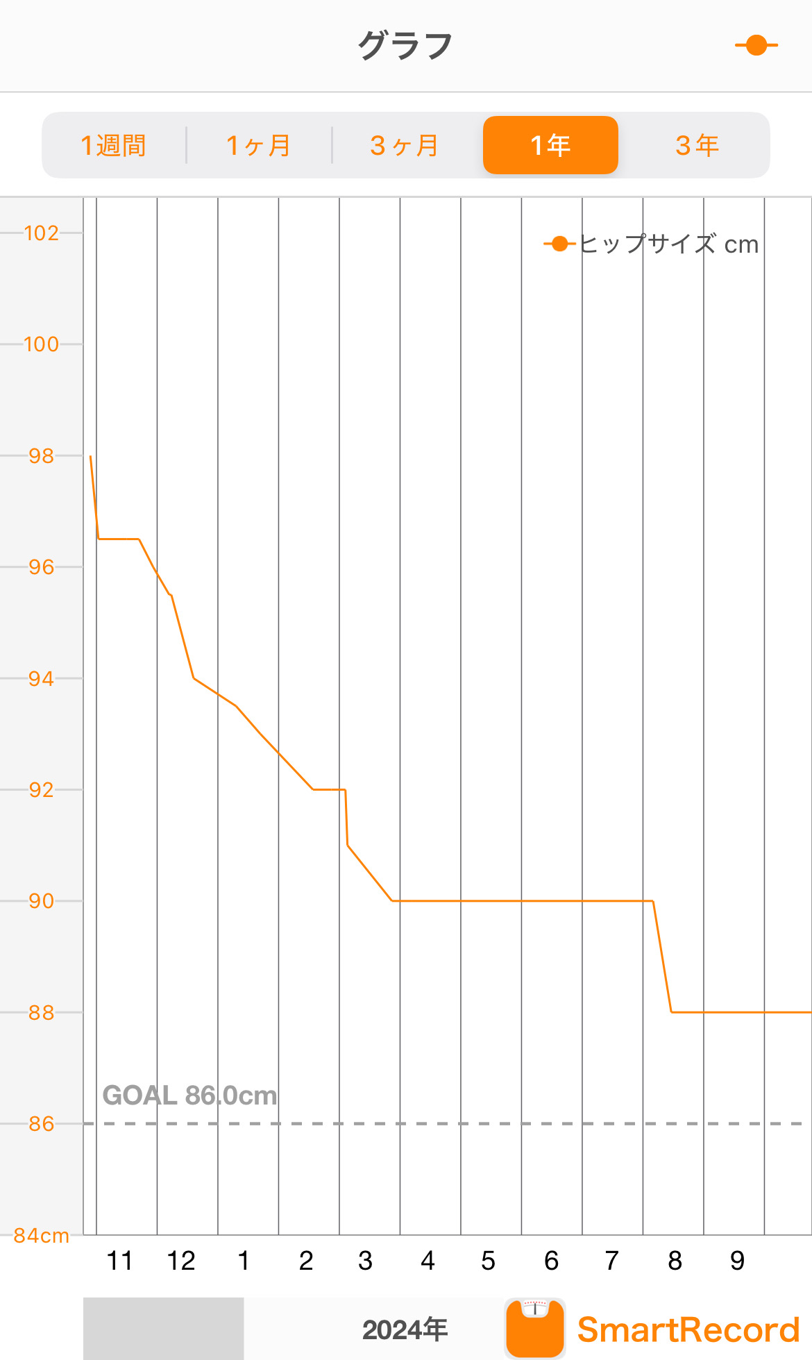格闘技エクササイズ【ヒップの変化】